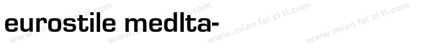 eurostile medlta字体转换